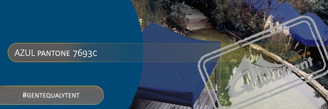 Carpas plegables azules Qualytent Premium