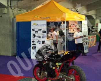 Carpas plegables para ferias con mostrador
