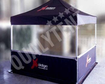 Carpa plegable personalizada de 3x3m de color negro