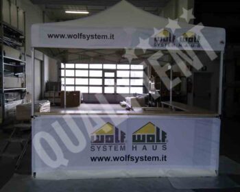 Carpas plegables con mostrador de 3x3m