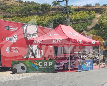Carpas personalizadas para KFC de Qualytent