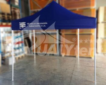 Carpas plegables impresas