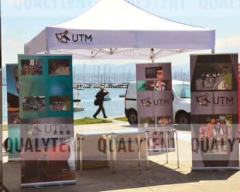 Carpa plegable de 3x3m rotulada