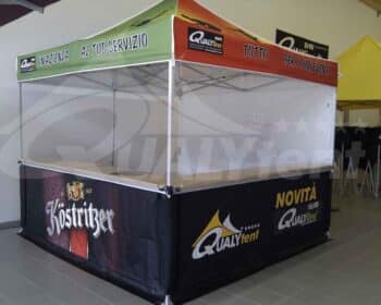 Carpas plegables con mostrador