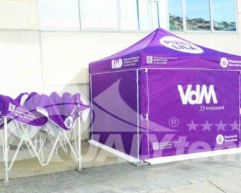 Carpa plegable Punto Lila