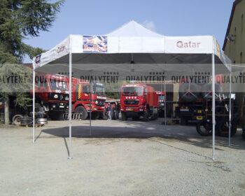 Carpa hexagonal para box de motor