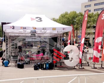 Carpas plegables de 4x6 para Tv3