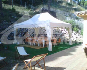 Carpa plegable de 6 por 4 para jardín