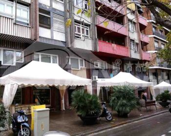 Carpas plegables de 6 por 4 de color beige