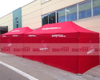 Carpas de 3x6 europeas para Telepizza