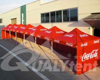 Carpas plegables de 3x3m Coca Cola