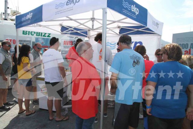 Carpa plegable 3x3m fullprint Euskadi Puertos