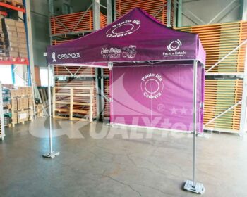 Carpa punto violeta 3x3