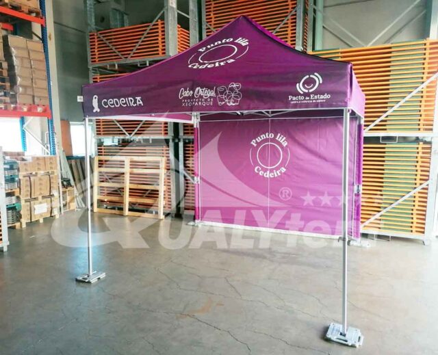 Carpa punto violeta 3x3