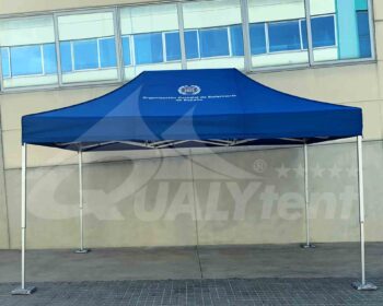 Carpa 3x4.5m azul calidad europea