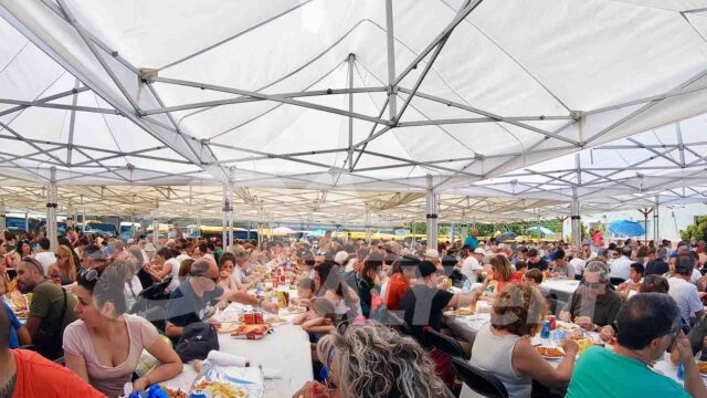 Montaje modular de carpas plegables