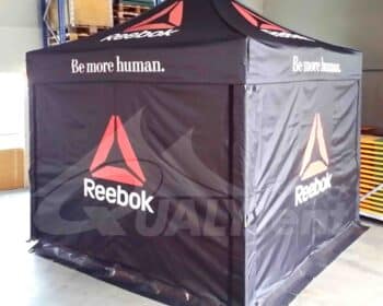Carpa plegable 3x3 estampada Reebok